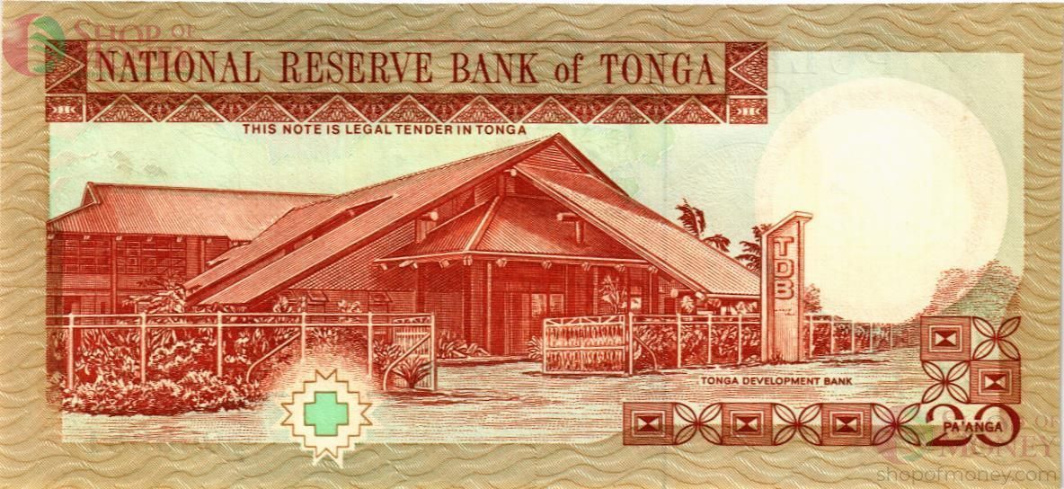ТОНГА 20 ПААНГА (НИЗКИЙ НОМЕР) 2