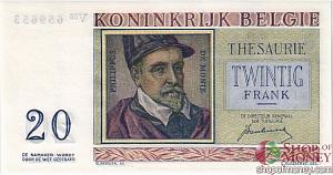 БЕЛЬГИЯ 20 ФРАНКОВ 2