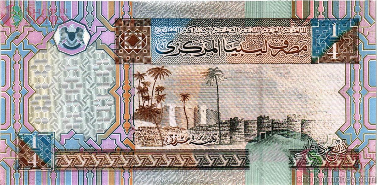 ЛИВИЯ 1/4 ДИНАРА 2