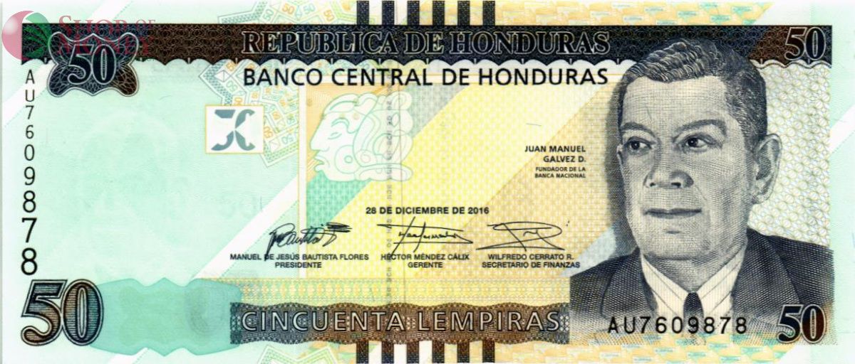 ГОНДУРАС 50 ЛЕМПИР 1