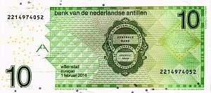 НИДЕРЛАНДСКИЕ АНТИЛЬСКИЕ ОСТРОВА 10 ГУЛЬДЕНОВ 2