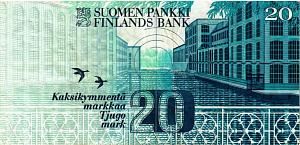 ФИНЛЯНДИЯ 20 МАРОК (Litt. A) 2