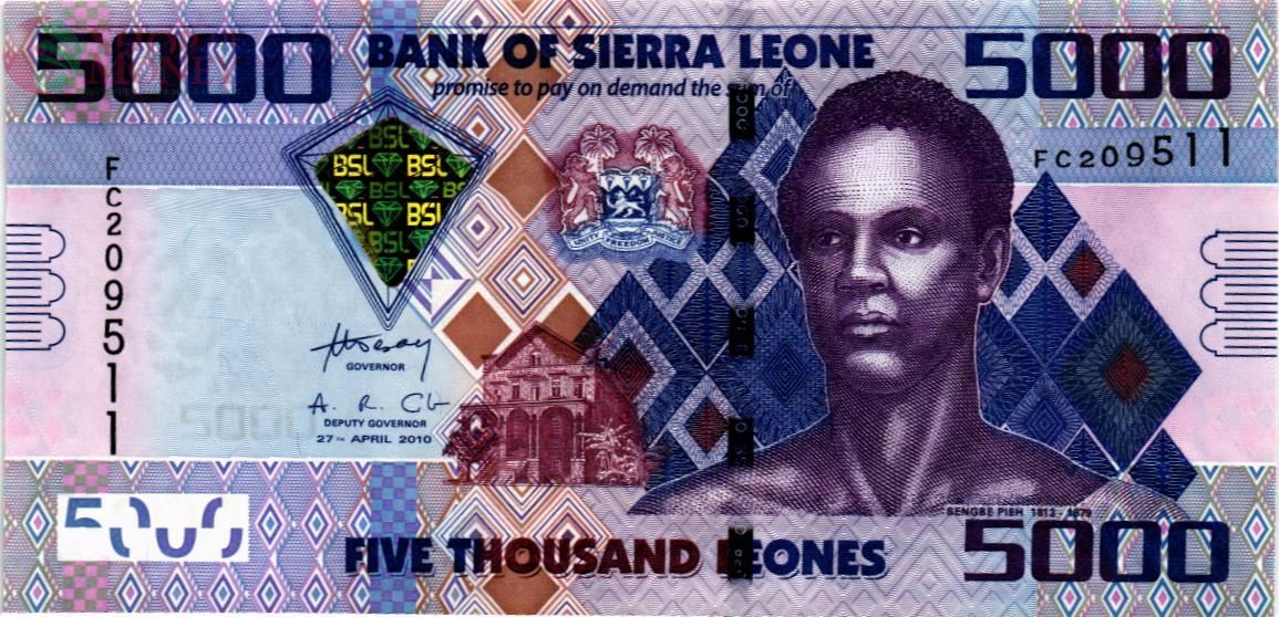 СЬЕРРА-ЛЕОНЕ 5000 ЛЕОНЕ 1