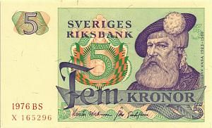 ШВЕЦИЯ 5 КРОН 1