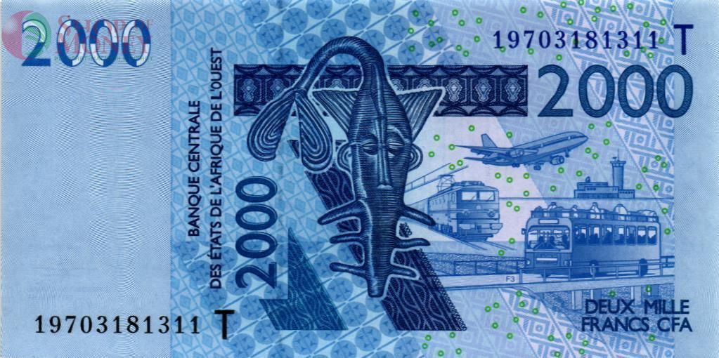 WAS - ТОГО 2000 ФРАНКОВ (T) 1