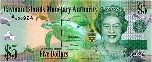 КАЙМАНОВЫ ОСТРОВА 5 ДОЛЛАРОВ 1
