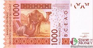 НИГЕР 1000 ФРАНКОВ 2