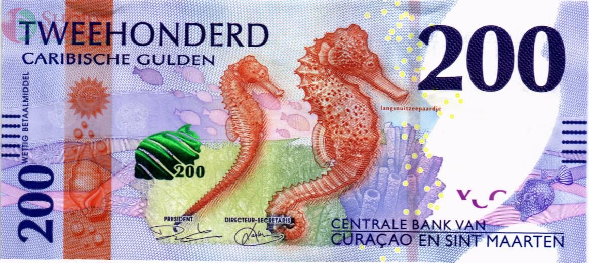 КЮРАСАО И СИНТ-МАРТЕН 200 ГУЛЬДЕНОВ 1