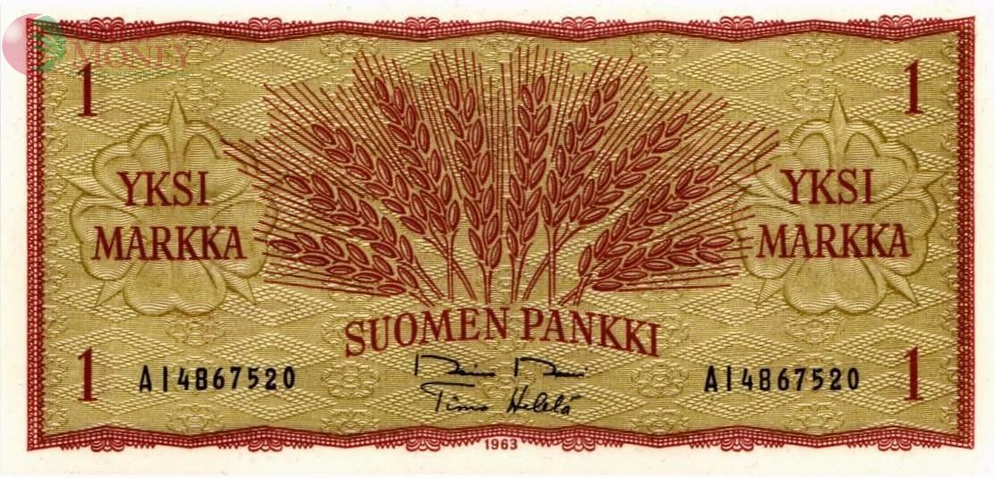 ФИНЛЯНДИЯ 1 МАРКА 1