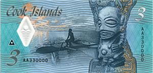 ОСТРОВА КУКА 3 ДОЛЛАРА (АА) 2