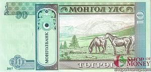 МОНГОЛИЯ 10 ТУГРИКОВ 2