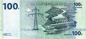 КОНГО ДР 100 ФРАНКОВ (Hôtel des Monnaies) 2