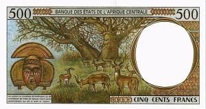 CAS - КОНГО 500 ФРАНКОВ (C) 2