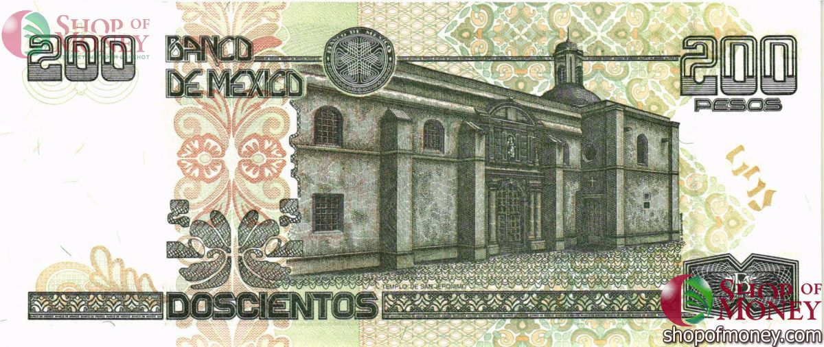 МЕКСИКА 500-200-100-50-20 ПЕСО 10