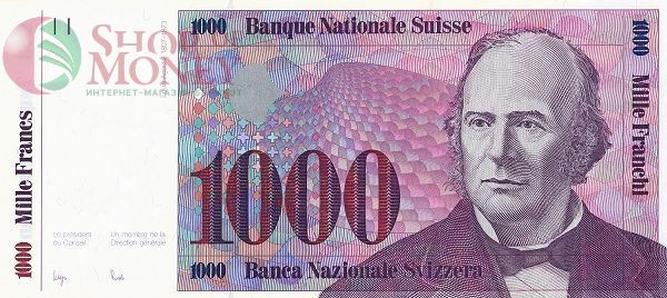 ШВЕЙЦАРИЯ 1000 ФРАНКОВ 1