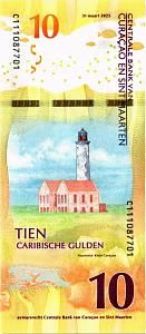 КЮРАСАО И СИНТ-МАРТЕН 10 ГУЛЬДЕНОВ 2
