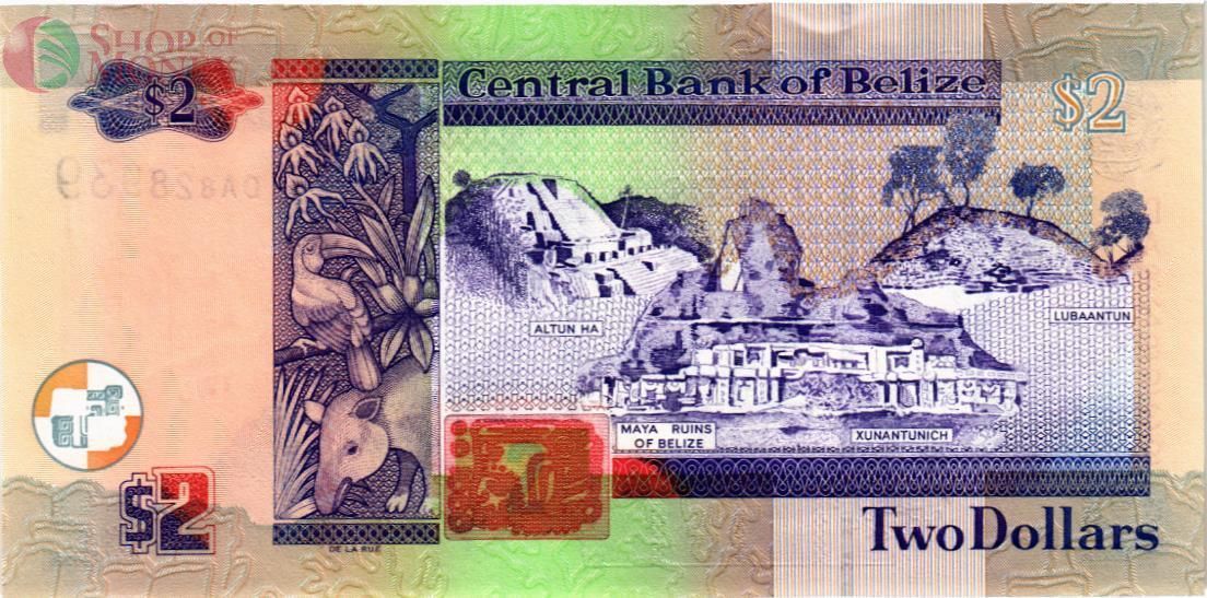 БЕЛИЗ 2 ДОЛЛАРА 2