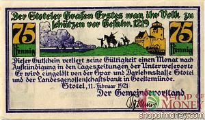 ГЕРМАНИЯ 75 ПФЕННИГОВ (НОТГЕЛЬД) 2