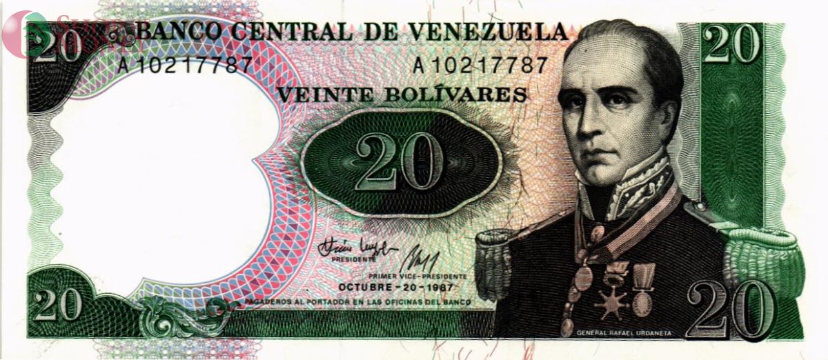ВЕНЕСУЭЛА 20 БОЛИВАР 1
