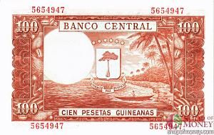 ЭКВАТОРИАЛЬНАЯ ГВИНЕЯ 100 ПЕСЕТ 2