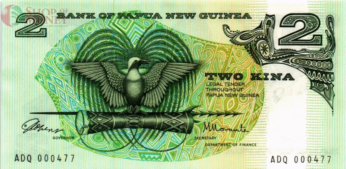 ПАПУА-НОВАЯ ГВИНЕЯ 2 КИНА 1