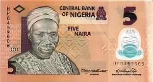 НИГЕРИЯ 5 НАЙРА 1
