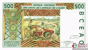 WAS - ТОГО 500 ФРАНКОВ (T) 1