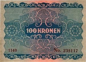 АВСТРИЯ 100 КРОН 2