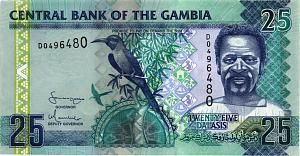 ГАМБИЯ 25 ДАЛАСИ 1