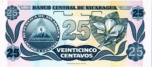 НИКАРАГУА 25 ЦЕНТАВО 2