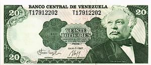 ВЕНЕСУЭЛА 20 БОЛИВАР 1