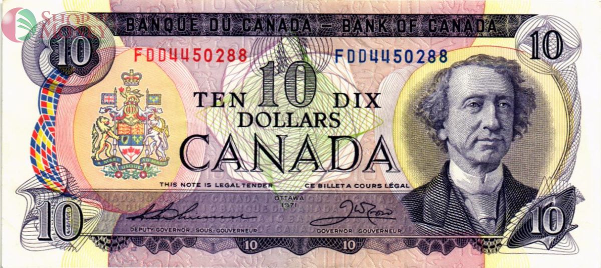 КАНАДА 10 ДОЛЛАРОВ 1