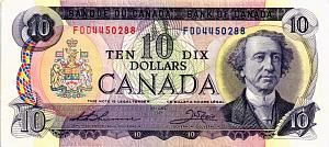 КАНАДА 10 ДОЛЛАРОВ 1