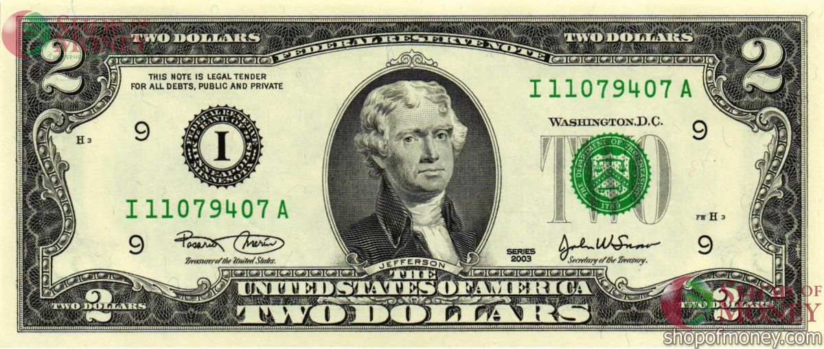 США 2 ДОЛЛАРА (F-Миннеаполис) 1