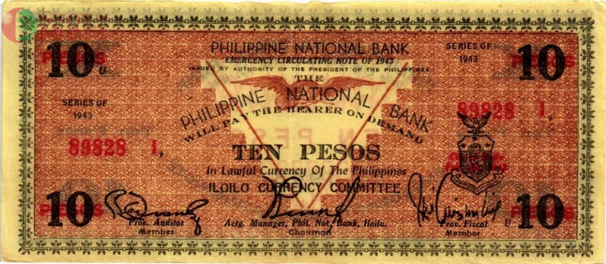 ФИЛИППИНЫ 10 ПЕСО (N126) 1