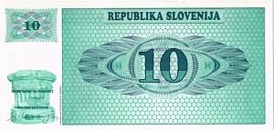 СЛОВЕНИЯ 10 ТОЛАРОВ 1