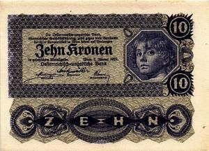 АВСТРИЯ 10 КРОН 1