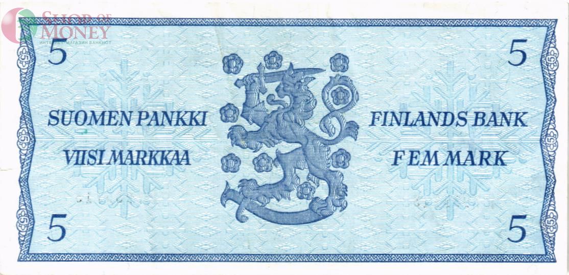 ФИНЛЯНДИЯ 5 МАРОК (Litt. B) 2