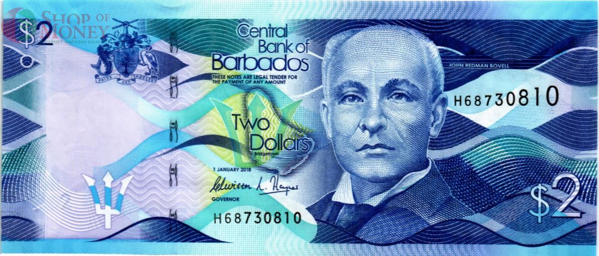 БАРБАДОС 2 ДОЛЛАРА 1