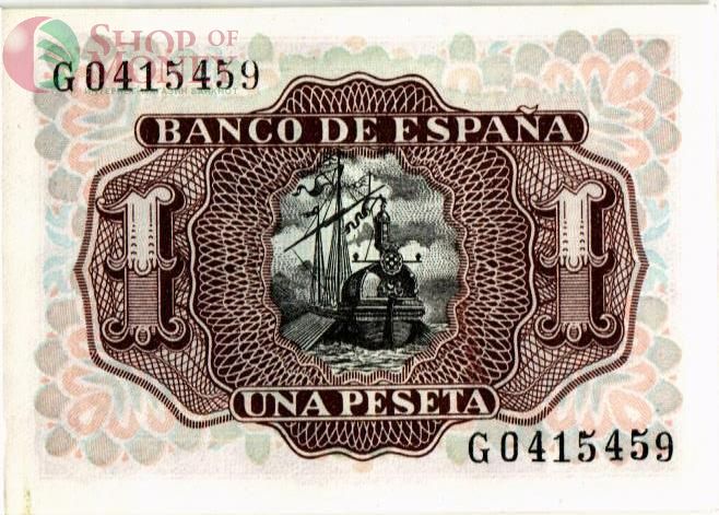 ИСПАНИЯ 1 ПЕСЕТА 2