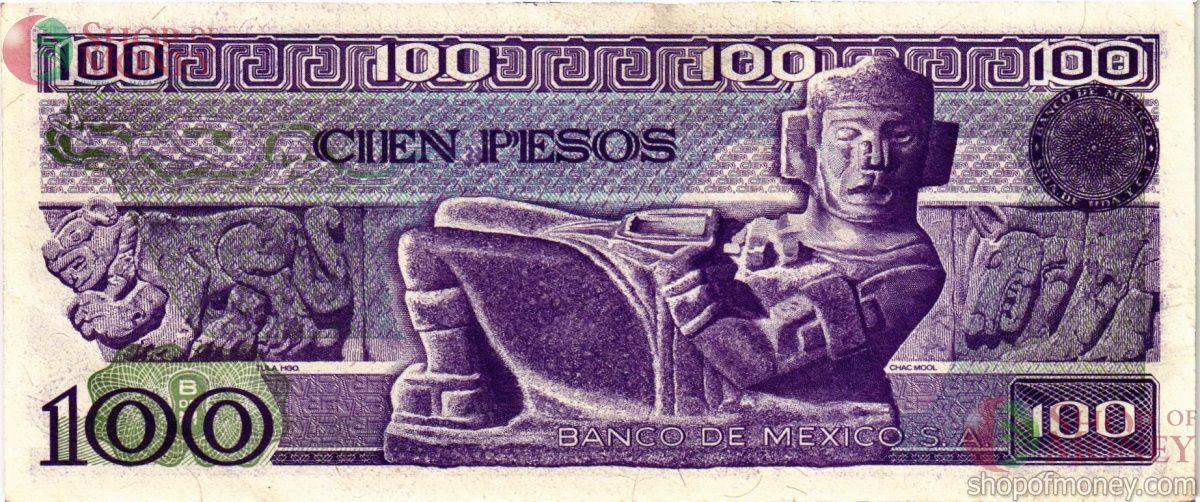 МЕКСИКА 100 ПЕСО (-VA- СЕРИЯ) 2