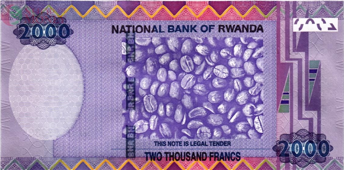 РУАНДА 2000 ФРАНКОВ 2