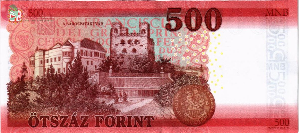 ВЕНГРИЯ 500 ФОРИНТОВ 2
