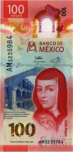 МЕКСИКА 100 ПЕСО (08.05.2020) 1