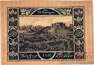 АВСТРИЯ 50 ХЕЛЛЕРОВ (НОТГЕЛЬД) 2