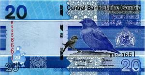 ГАМБИЯ 20 ДАЛАСИ 1