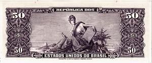 БРАЗИЛИЯ 50 СЕНТАВО (НАДПЕЧАТКА) 2