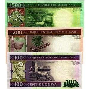 МАВРИТАНИЯ НАБОР 100 200 500 УГИЙ 2