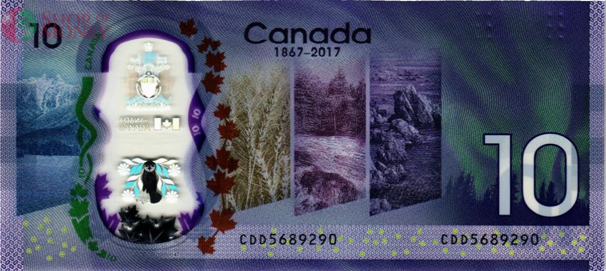 КАНАДА 10 ДОЛЛАРОВ 2