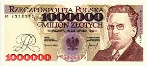 ПОЛЬША 1000000 ЗЛОТЫХ 1